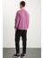 Dımıtrı Erkek Soluk Efektlı Ceplı Süs Etiketli Oversıze Fit Bordo Sweatshirt 6