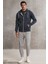Core Erkek Fermuarlı Yüksek Yaka Kapüşonlu Kordonlu Içi Polarlı Lacivert Sweatshirt 4