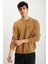 Dımıtrı Erkek Soluk Efektlı Ceplı Süs Etiketli Oversıze Fit Haki Sweatshirt 5