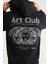 Andreas Erkek Kapüşonlu Içi Polarlı Baskı Detaylı Siyah Sweatshirt 3
