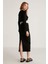 Lauren Kadın Slim Fit Fermuar Detaylı Midi Siyah Etek 3