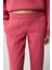 Morgans Kadın Geniş Paça Oversize Pembe Eşofman Altı 3