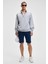 NESTOR Erkek Relaxed Fit Dik Yakalı Yarım Fermuarlı Uzun Kollu Grimelanj Sweatshirt 2