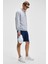 NESTOR Erkek Relaxed Fit Dik Yakalı Yarım Fermuarlı Uzun Kollu Grimelanj Sweatshirt 3