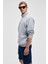 NESTOR Erkek Relaxed Fit Dik Yakalı Yarım Fermuarlı Uzun Kollu Grimelanj Sweatshirt 4