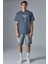 Nıghtout Erkek Oversize Fit Antrasit T-Shirt 2