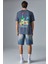 Nıghtout Erkek Oversize Fit Antrasit T-Shirt 6