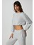 Dewanna Kadın Uzun Kollu Crop Grimelanj Sweatshirt 2