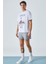 Lucky Erkek Oversize Fit Beyaz T-Shirt 2