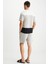 KARNOX Erkek Yuvarlak Yaka Kısa Kol Regular Fit Ekru/Bej/Siyah T-Shirt 5