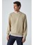 BONELL Erkek %100 Pamuk Relaxed Bisiklet Yaka Uzun Kollu Vizon Sweatshirt 1