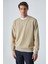 BONELL Erkek %100 Pamuk Relaxed Bisiklet Yaka Uzun Kollu Vizon Sweatshirt 3