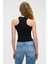 Jroksy Kadın Slim Halter Yaka Kolsuz Siyah Atlet 5