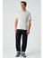 Solo Erkek Organik Pamuklu Kalın Dokulu Comfort Fit Bisiklet Yakalı Açık Bej T-Shirt 4