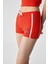 Marıam Kadın Baskılı Slim Fit Kırmızı Şort 4