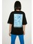 Zahara Relaxed Oversize Siyah T-Shirt 1