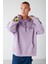 Smıle Relaxed Oversize Lila Sweatshirt 4