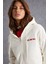 JEWEL Kadın 3 İplik Şardonlu Ekru Sweatshirt 4