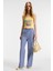 Sephıra Kadın Oyuk Yakalı Yumuşak Kumaşlı Slim Fit Sarı Atlet 4