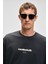 Jon Erkek Bisiklet Yaka Organik Pamuk Oversize Fit Antrasit T-Shirt 5