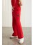 LUCIELLE-GRM24034 75% pamuk 25% polyester süs etiketli şardonlu iplik kız çocuk flare pantalon Kır 4