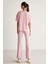 Elıza Yıkamalı Oversize Pembe T-Shirt 5