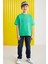 Paddy Erkek Çocuk %100 Pamuk Baskılı Kısa Kollu Relaxed Fit Yeşil T-shirt 2