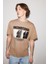 Uncondıtıonal Oversize Bej T-Shirt 1
