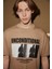 Uncondıtıonal Oversize Bej T-Shirt 4