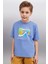 LORN Erkek Mavi T-Shirt 2