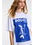 VEYMIRA Kadın %100 Pamuk Bisiklet Yaka Kısa Kollu Oversize Fit Beyaz T-Shirt 3