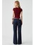 DULCE Kadın Slim Fit Kısa Kollu Kiremit Rengi T-Shirt 5