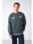 Mauna Relaxed Yeşil Sweatshirt 2