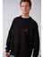 Katmaı Relaxed Oversize Siyah Sweatshirt 3