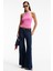 Selmıra Kadın Nakışlı Halter Yaka Slim Fit Kolsuz Pembe Atlet 2