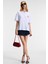 Feylora Kadın Pamuk Oversize Fit Baskı Detaylı Kısa Kollu Bisiklet Yaka Beyaz T-Shirt 2