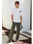 Italıa Erkek Organik Pamuk Ön Arka Baskı Detaylı Oversize Kısa Kol Ekru T-Shirt 6