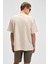 PLANTASIA Erkek %100 Organik Pamuk Baskı ve Nakış Detaylı Kısa Kollu Vanilya T-Shirt 6