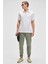 LAPORTE Erkek Dokulu Kumaşlı Slim Fit Beyaz Polo Yaka T-shirt 2