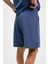Baıley Erkek Beli Lastikli Arka Tek Cepli Kordonlu Relaxed Fit Indigo Şort 5