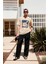 Nord Erkek Baskı Detaylı Organik Pamuk Oversize Kısa Kol Bisiklet Yaka Bej T-Shirt 2