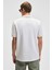 LAPORTE Erkek Dokulu Kumaşlı Slim Fit Beyaz Polo Yaka T-shirt 7