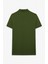 Skyloom Erkek %100 Pamuk Kısa Kollu Regular Fit Haki Polo Yaka T-Shirt 3