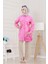 Cep Kapaklı Beli Bağcıklı Tunik-Pembe 3