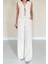 Fh Fashionhere Bej Önü Fiyonklu Keten Takım 3