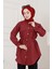Cep Kapaklı Beli Bağcıklı Tunik-Bordo 4