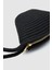 Rome Siyah Handmade Hasır Clutch Çanta 4