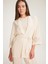 Regular Fit Uzun Kollu Kuşaklı Kimono F0986AX25SM 1