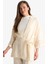Regular Fit Uzun Kollu Kuşaklı Kimono F0986AX25SM 5