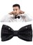 Gece Işıltısı Siyah Payetli Pullu Papyon 7x2 cm - 1OL1100-3855 2
